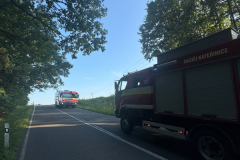 07.08.2025 – Zásah č. 4; Nahnutý strom na Kamenným