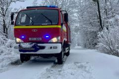 26.11.2025 – Zásah č. 7; Uvízlý autobus v Kamenným 